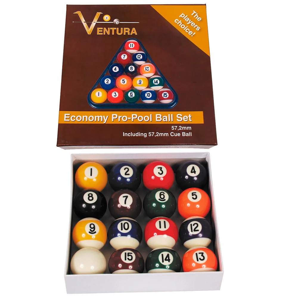Juego Bolas Billar Ventura Economy Pro Set 57.3mm
