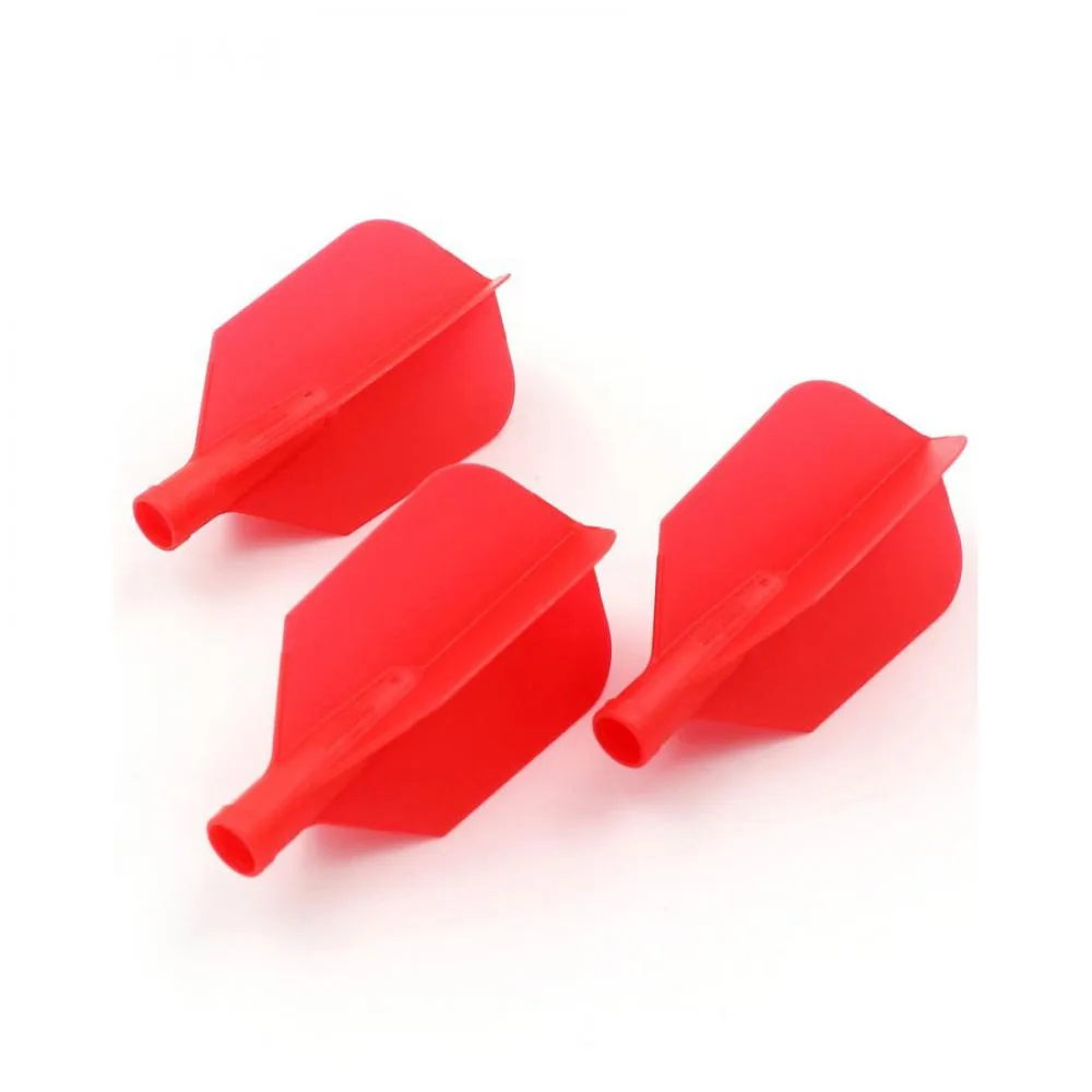  Plumas Flights Darts Cuesoul Tero AK4 Roja Slim 