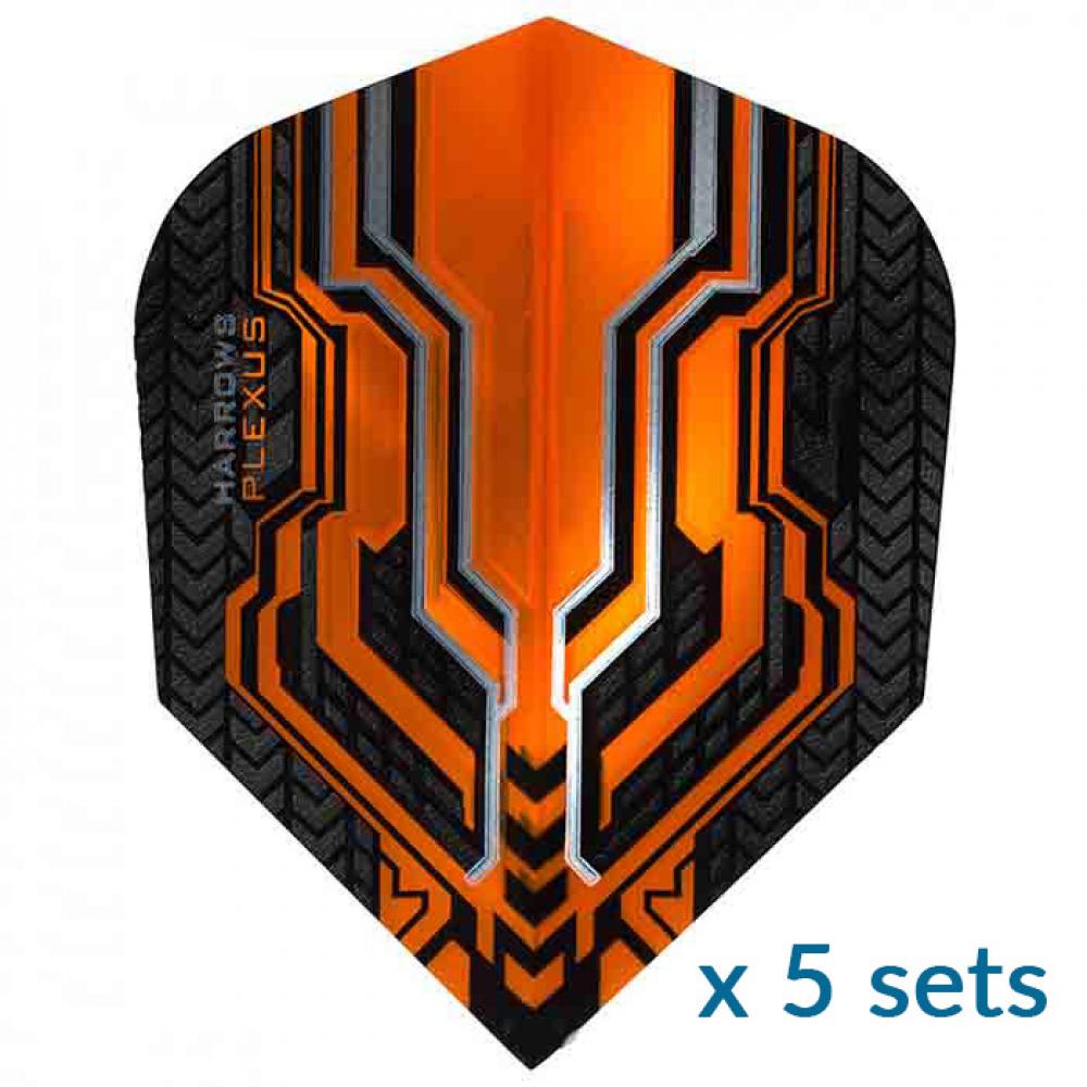 Harrows Darts Plexus Orange Standard 5 Sets ( 15 Plumas )