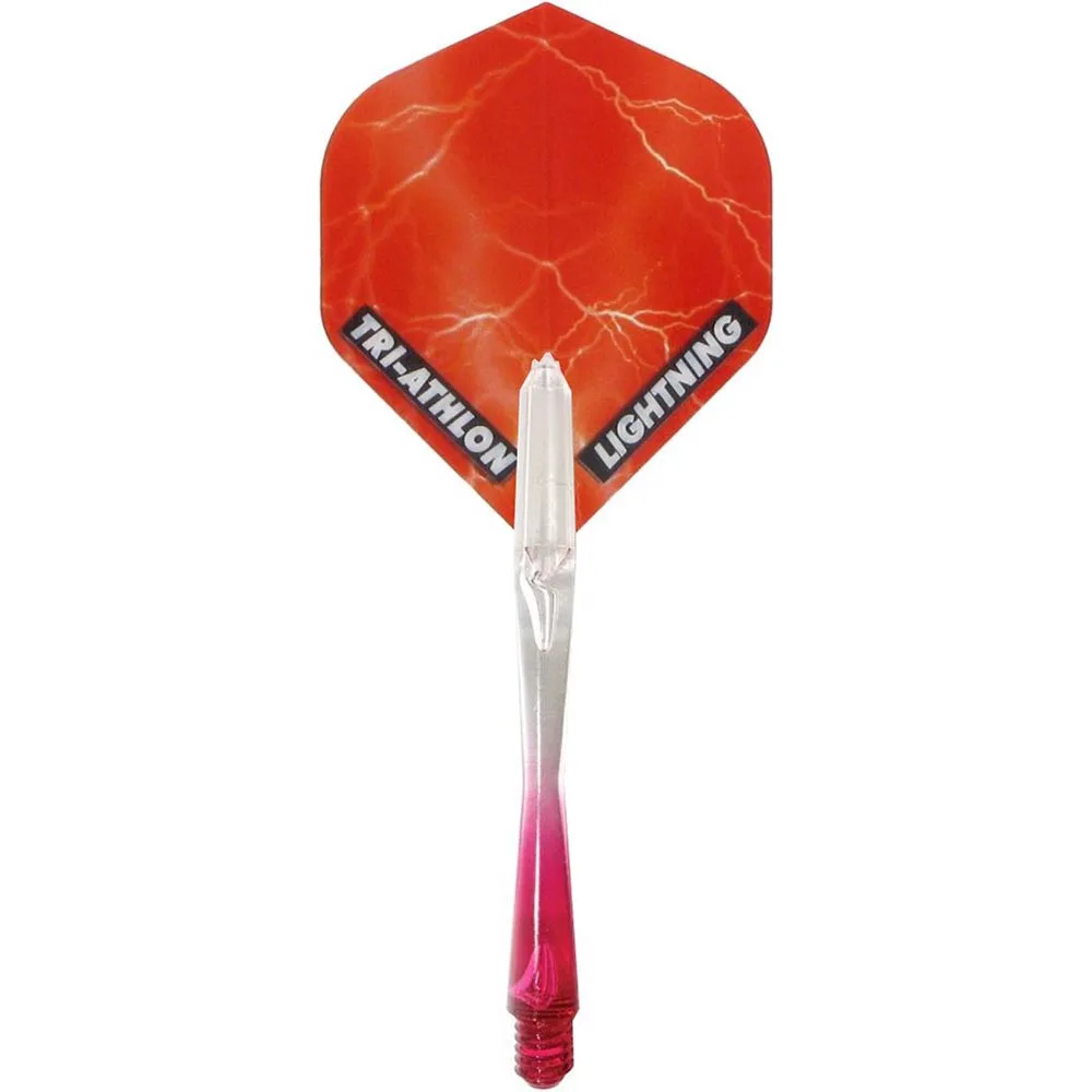 Sistema Cañas + Pluma Mckicks Thunder Lightning Red Flight Shaft Set