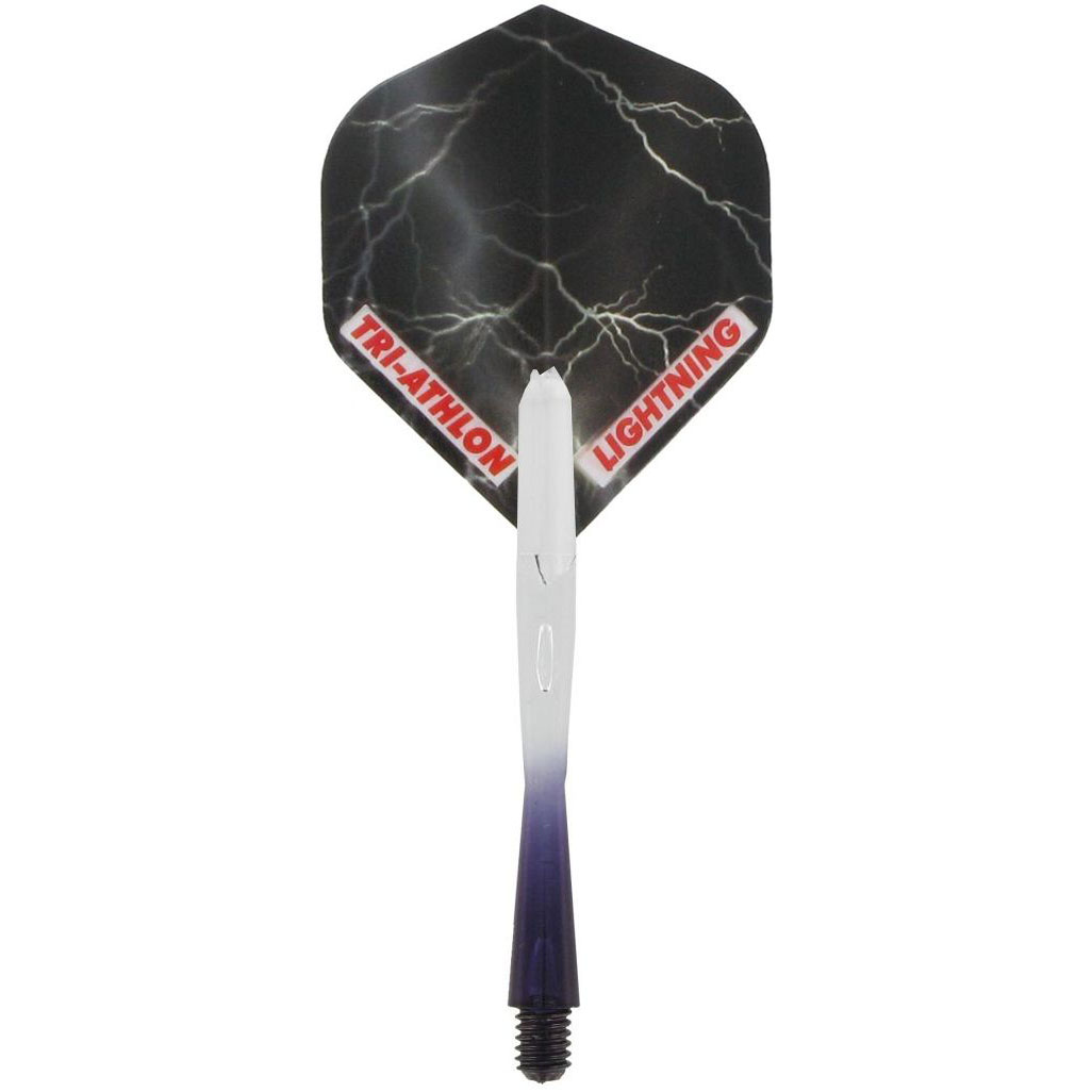 Sistema Cañas + Pluma Mckicks Thunder Lightning Black Flight Shaft Set