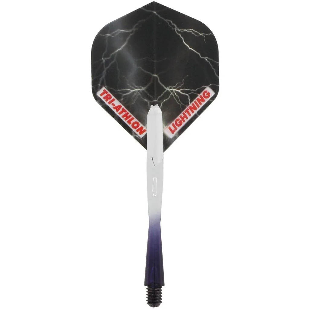 Sistema Cañas + Pluma Mckicks Thunder Lightning Black Flight Shaft Set