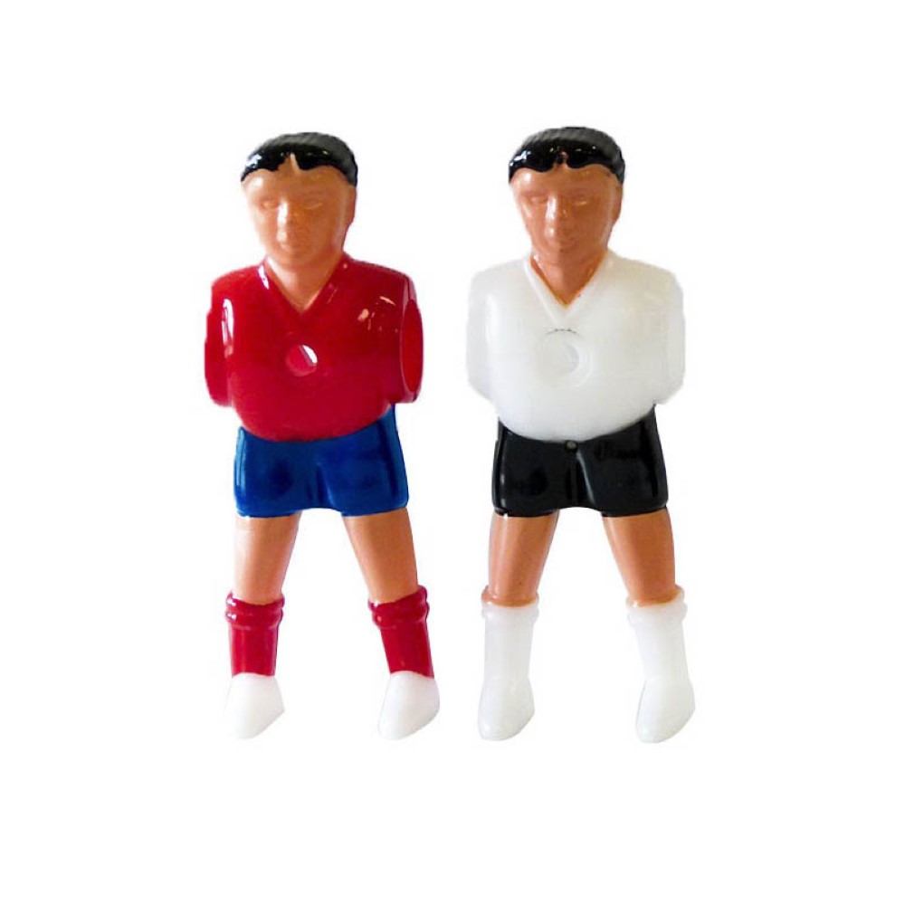 Jugador Futbolines Plastico Pies Separados España Alemania 22 unidades