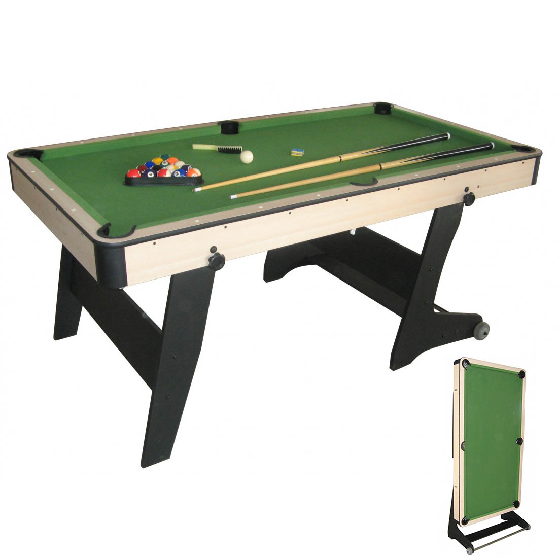 Mesa de Billar Plegable Manhattan 5.5 ft