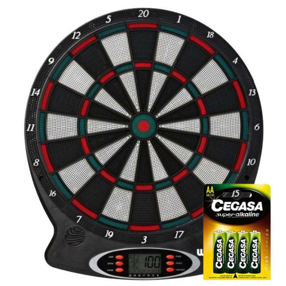 Diana Electrónica Darts Ton Machine Winmau + Pilas Cegasa AA