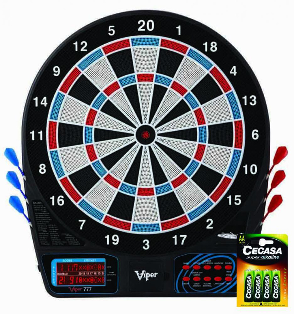 Pack Diana Electrónica 777 Viper Electronic Dartboard + Pilas