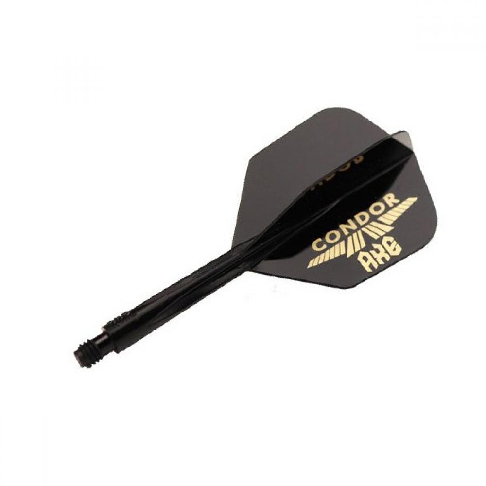  Plumas Condor Axe Shape Negro Logo L 33.5mm 3 Uds. 