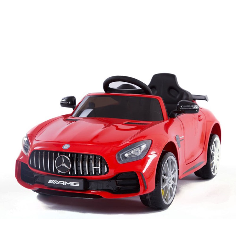 Coche eléctrico Mercedes GTR rojo con radio control