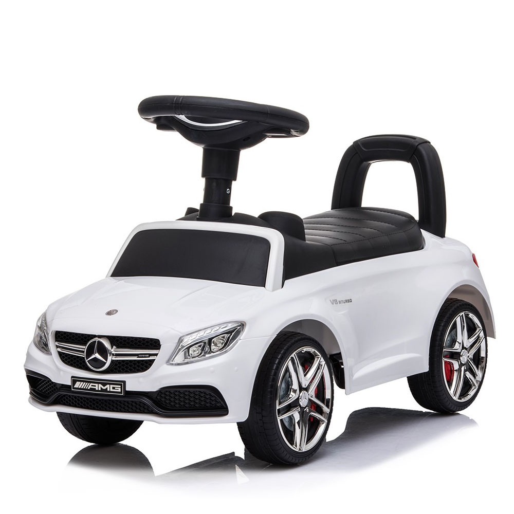 Correpasillos Mercedes AMG C63 coupé blanco para niños