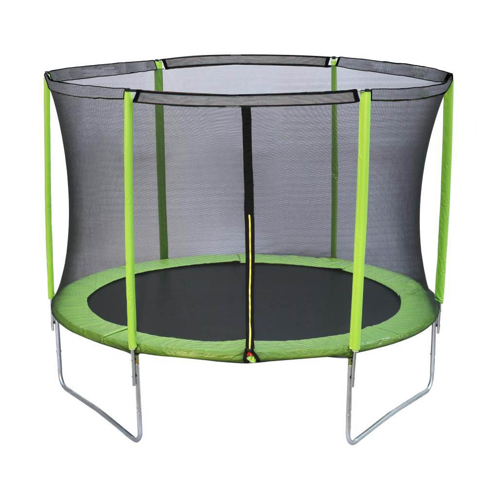 Cama elástica Force 305 con red, escalera y anclajes