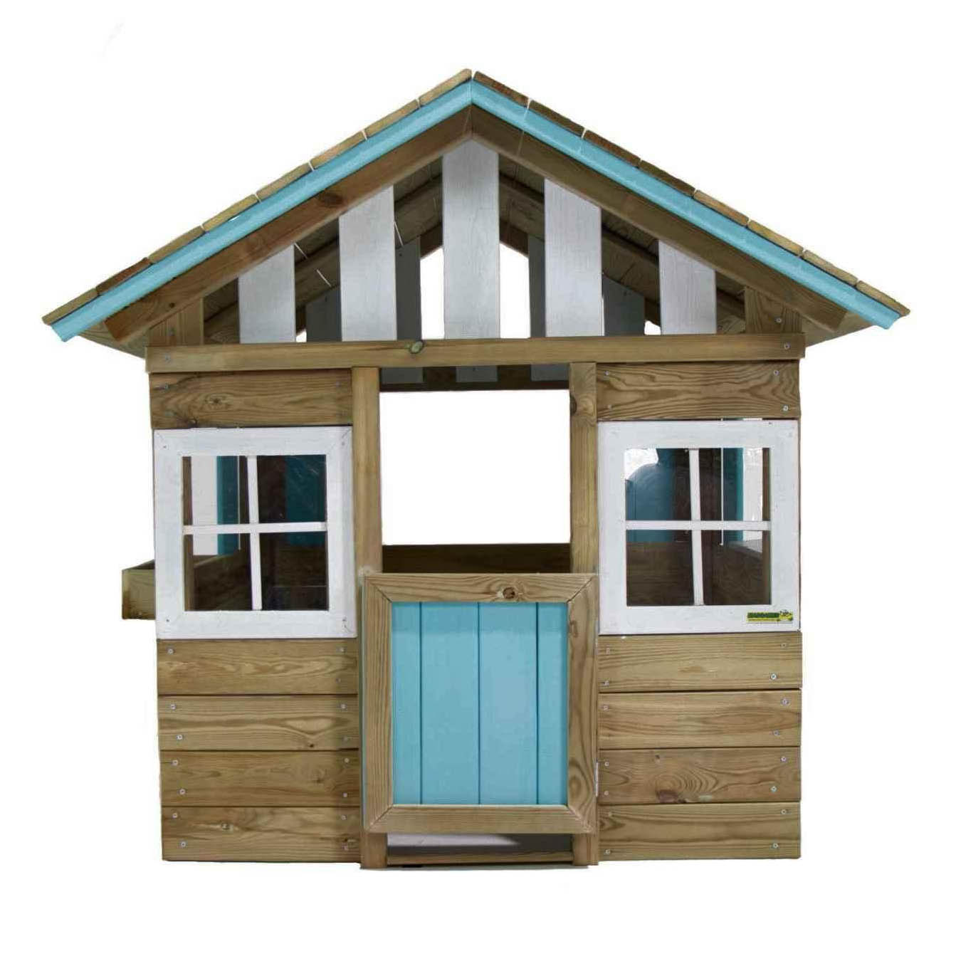 Casita infantil de madera Masgames Lollipop azul