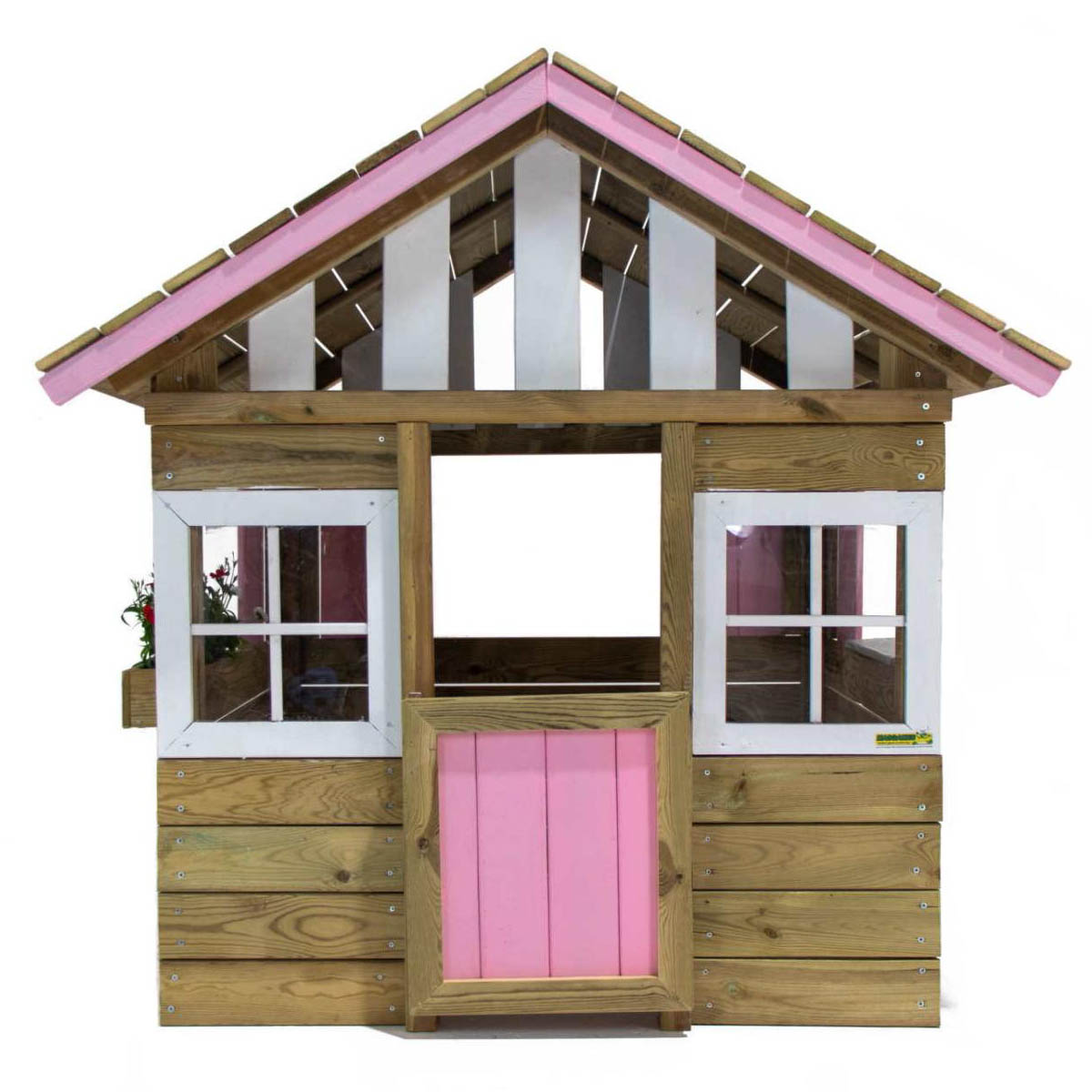 Casita infantil de madera Masgames Lollipop rosa