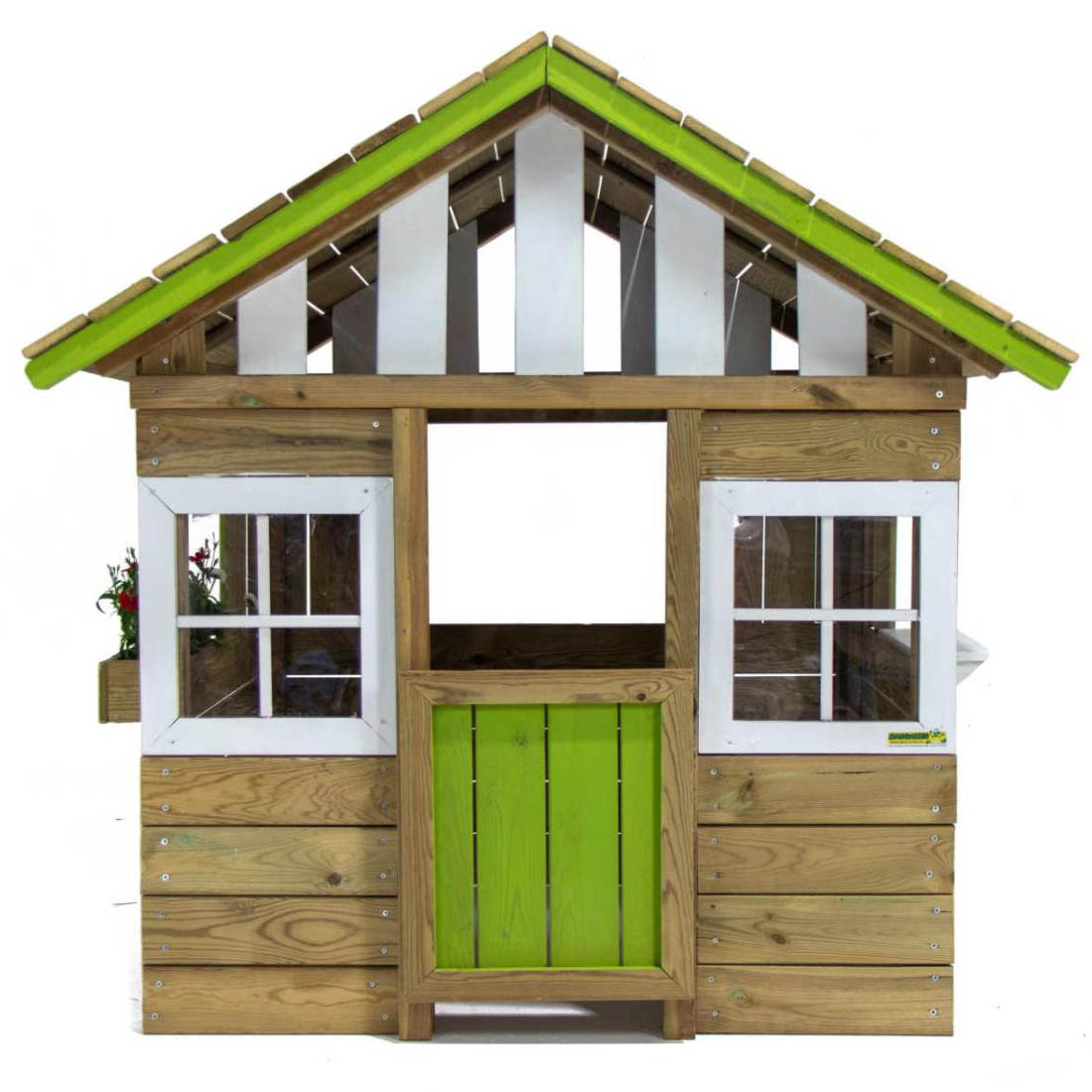 Casita infantil de madera Masgames Lollipop verde