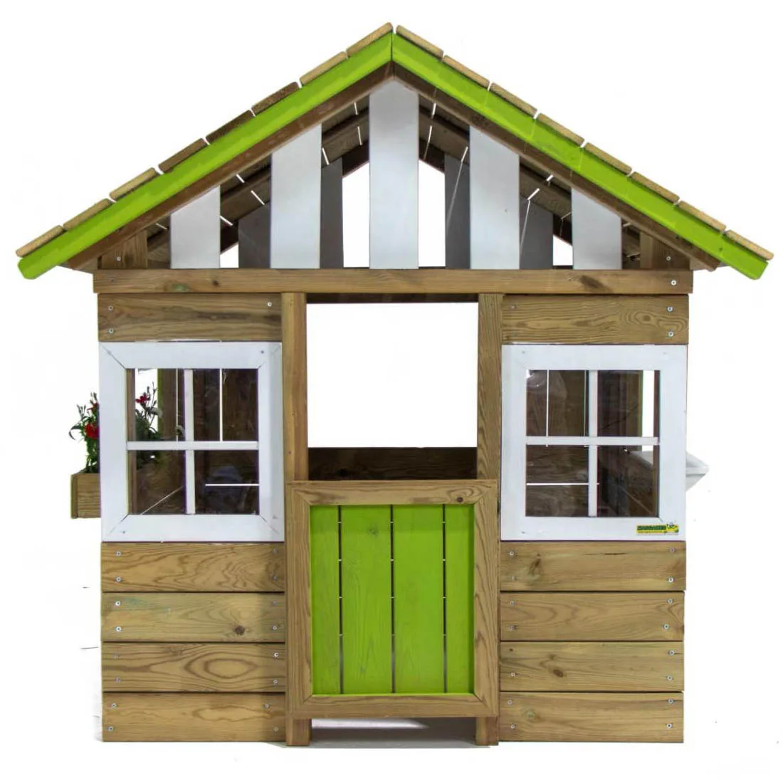 Casita infantil de madera Masgames Lollipop verde