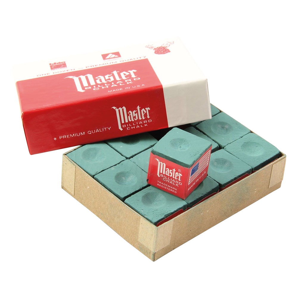 Tiza Billar Master Forest 12 unid
