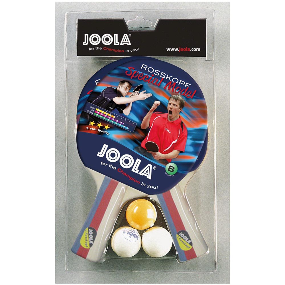 Set Palas Joola Rossi 2 palas y 3 pelotas