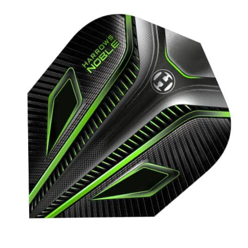 Plumas Harrows Darts Flights Noble Verde