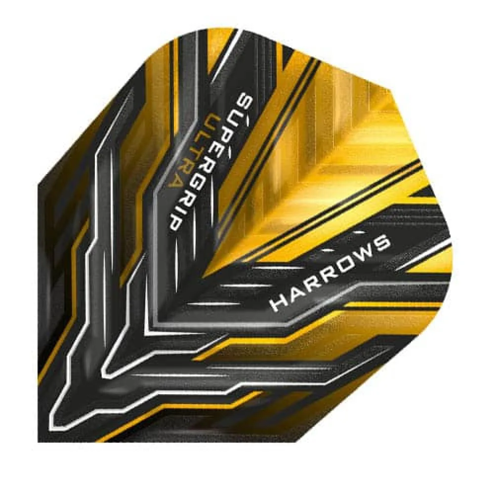  Plumas Harrows Darts Flights Supergrip Ultra Gold 
