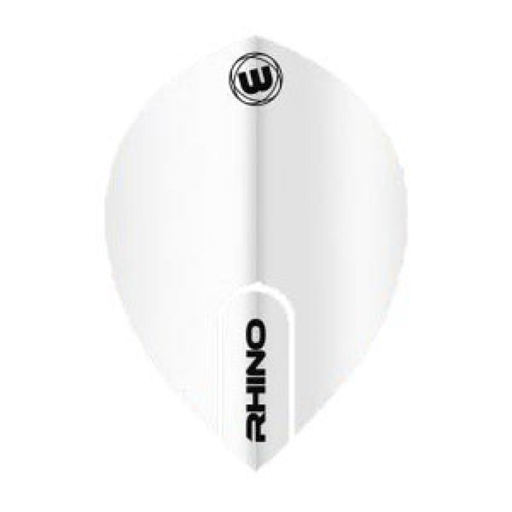 Pluma Winmau Darts Rhino Oval Blanco