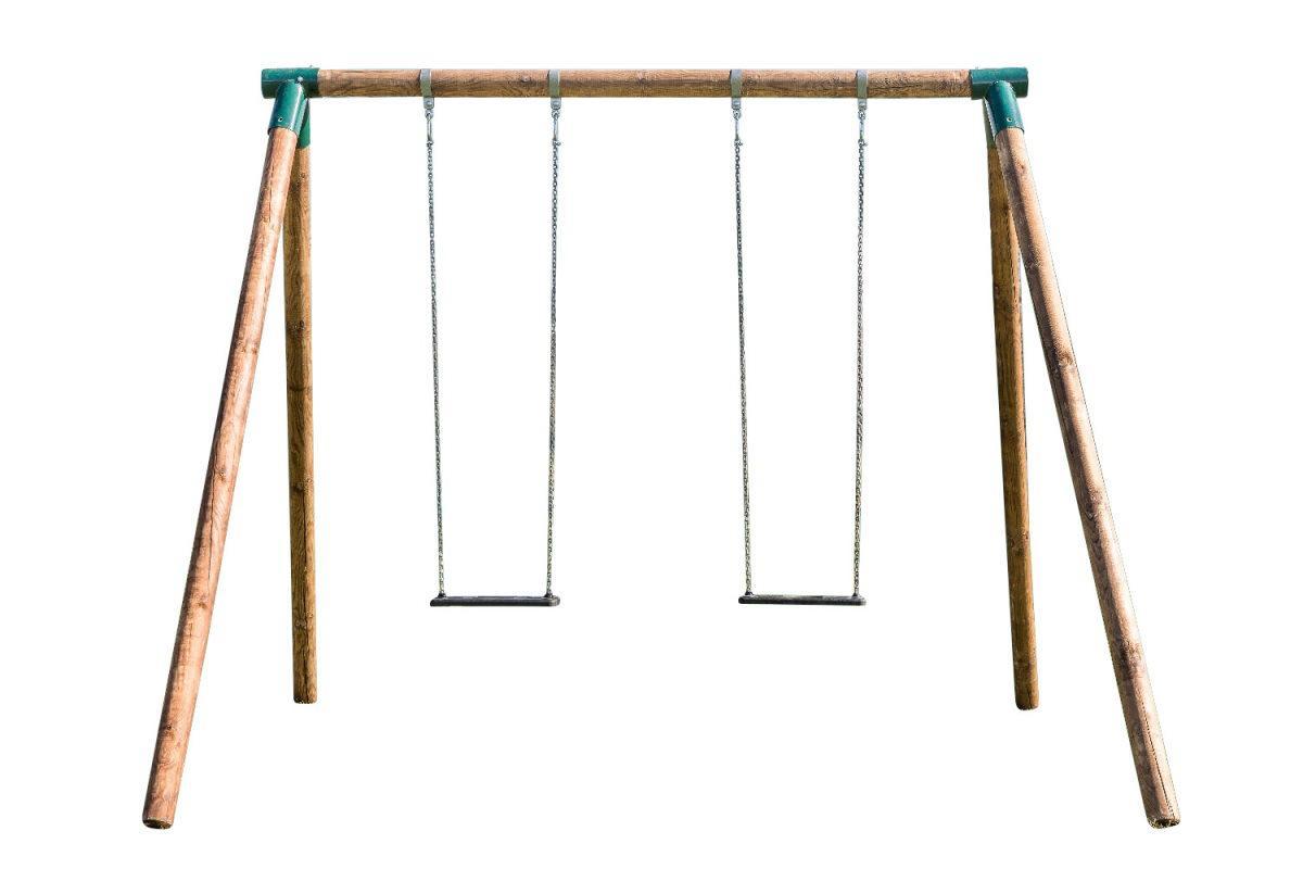 Columpio Doble Masgames Fiji Adultos Asientos Cadenas Ver 2