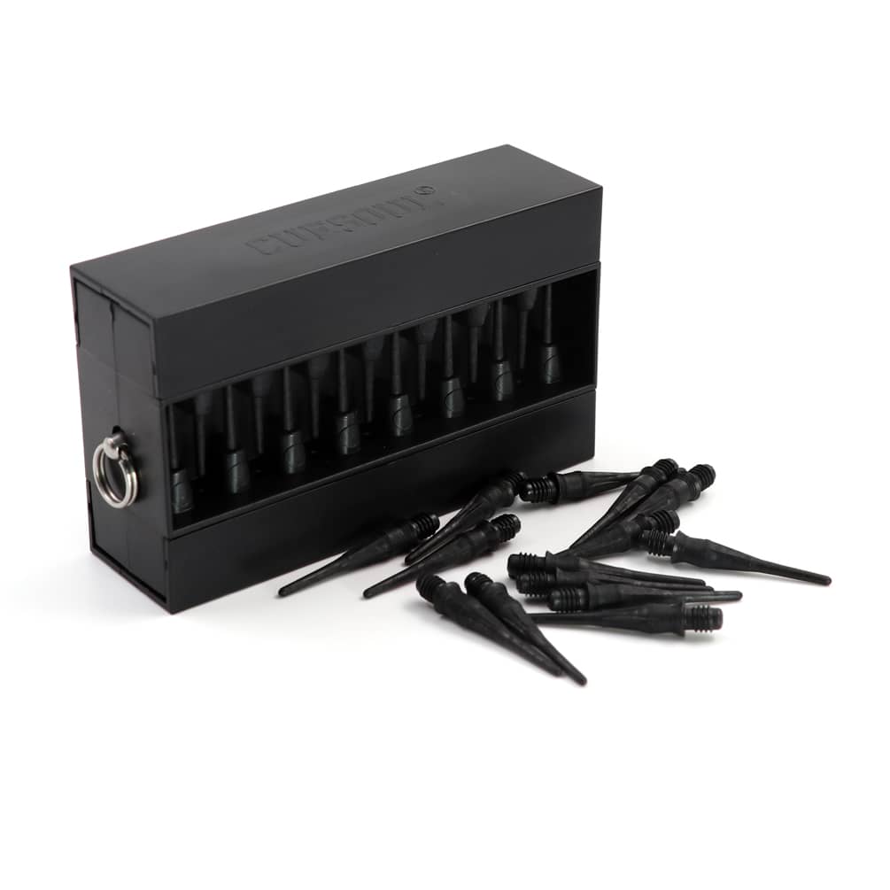 Caja Porta Puntas Dardos Touch Point Black