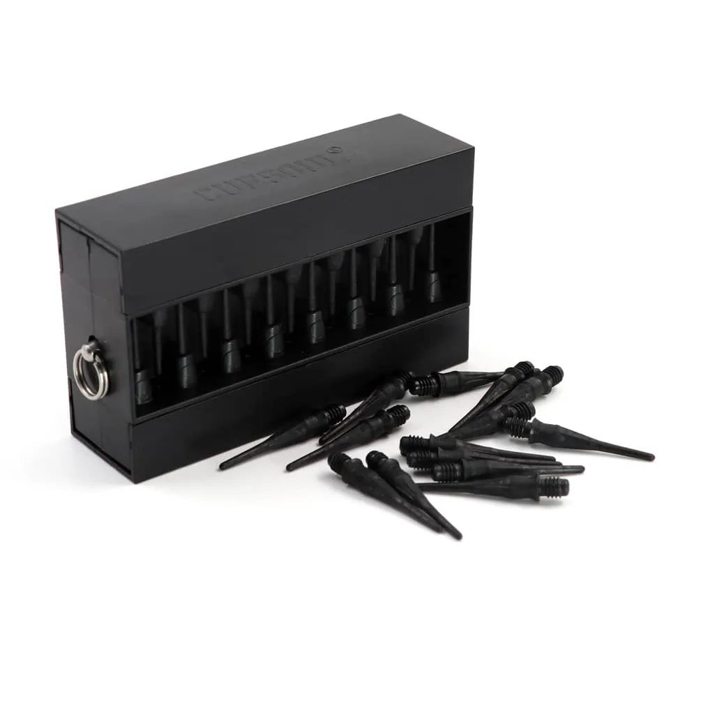 Caja Porta Puntas Dardos Touch Point Black
