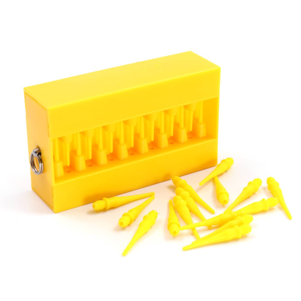 Caja Porta Puntas Dardos Touch Point Yellow
