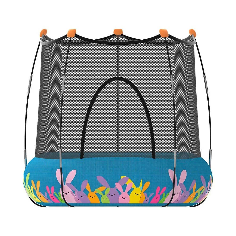 Trampolín Kohala 2 en 1 Parque de Juegos y Cama Elástica Azul