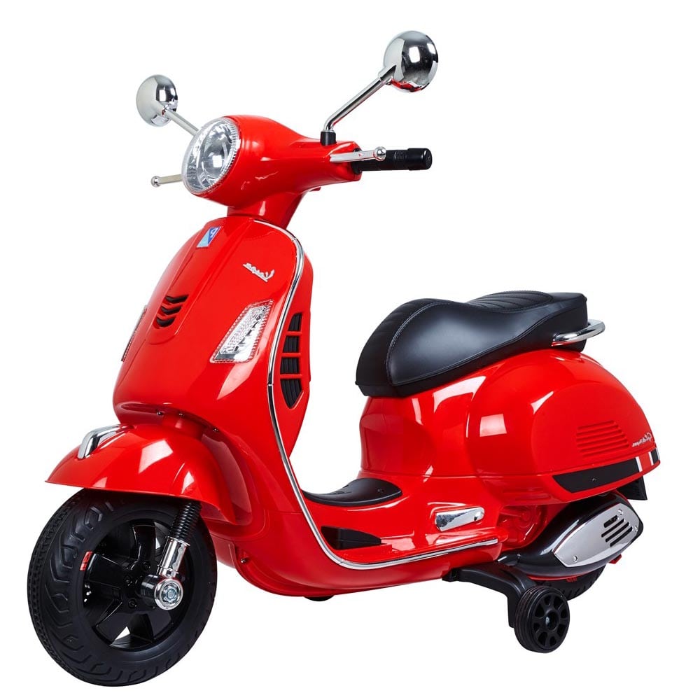 Moto eléctrica Vespa Roja