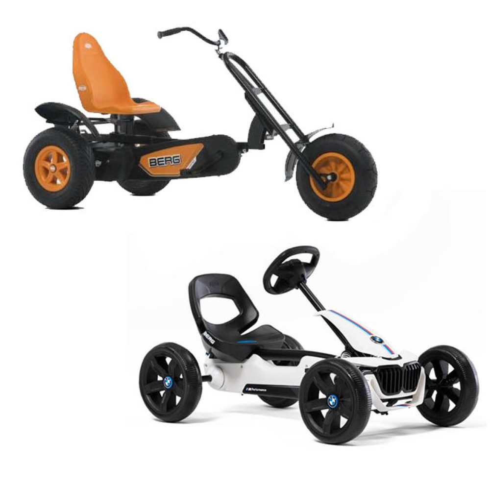 pedal cars, pedal motorcycles, Berg cars, Berg vehicles