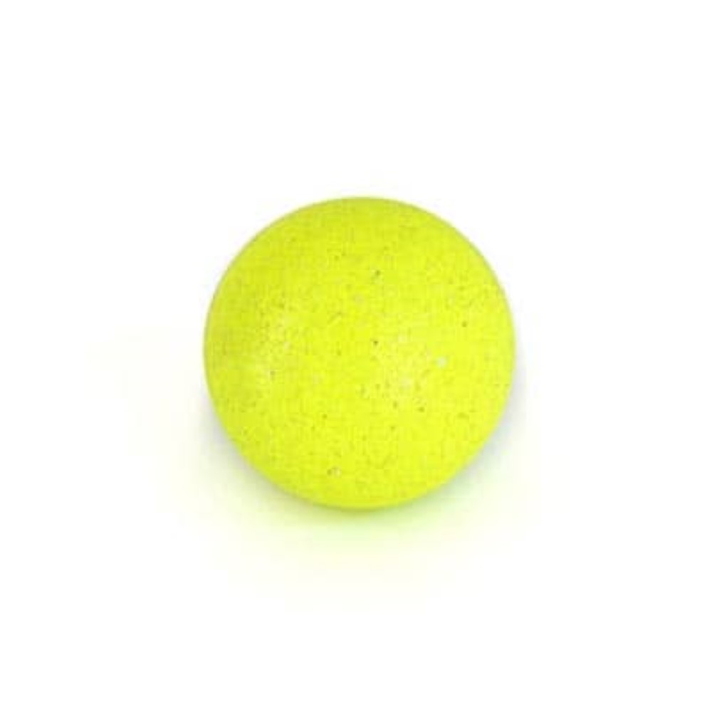 Bola futbolín de corcho silenciosa amarillo neón 35mm 13gr