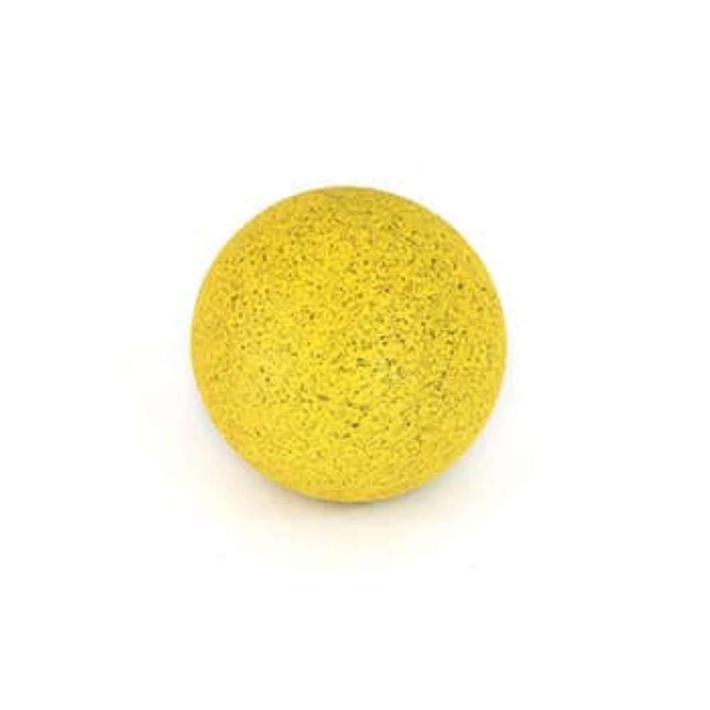 Bola futbolín de corcho silenciosa amarillo 35mm 13gr