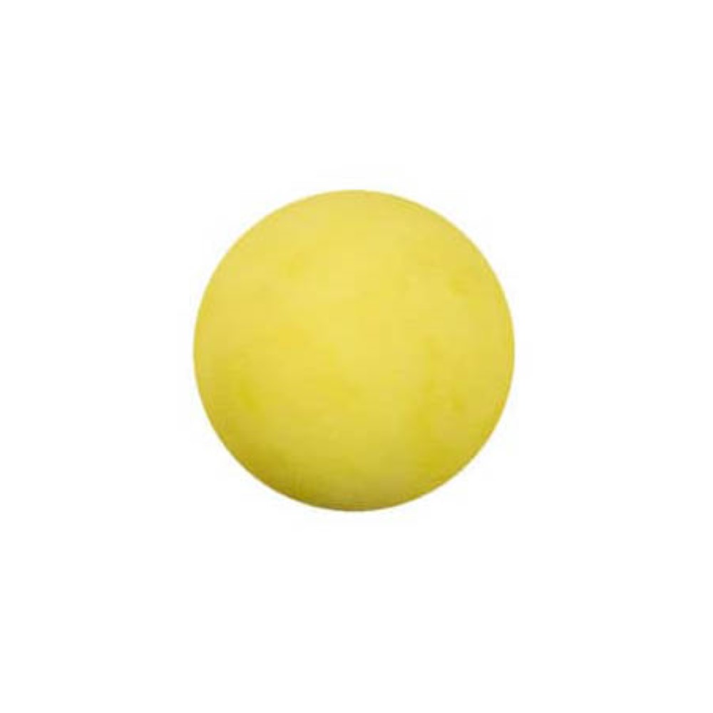 Bola futbolín tacto suave amarilla 21gr 36mm