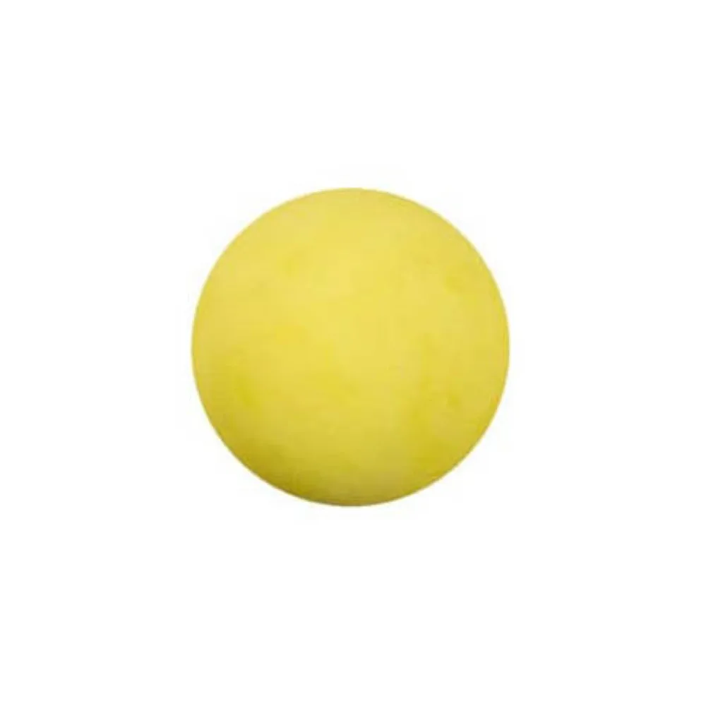Bola futbolín tacto suave amarilla 21gr 36mm