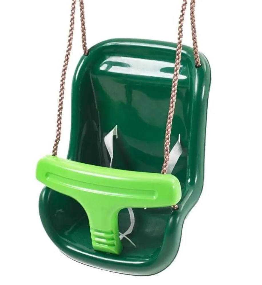 Asiento de bebé verde lima para columpio