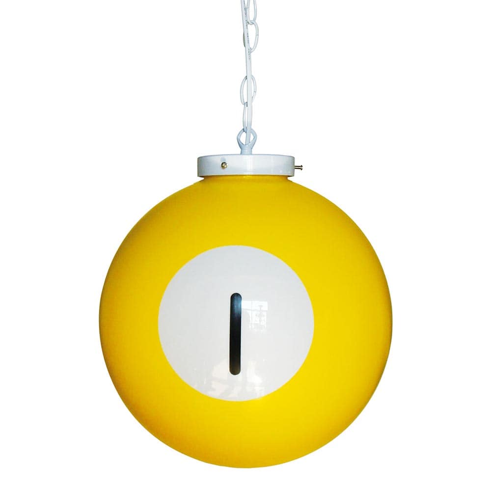 Lámpara bola 1 de billar con cadena