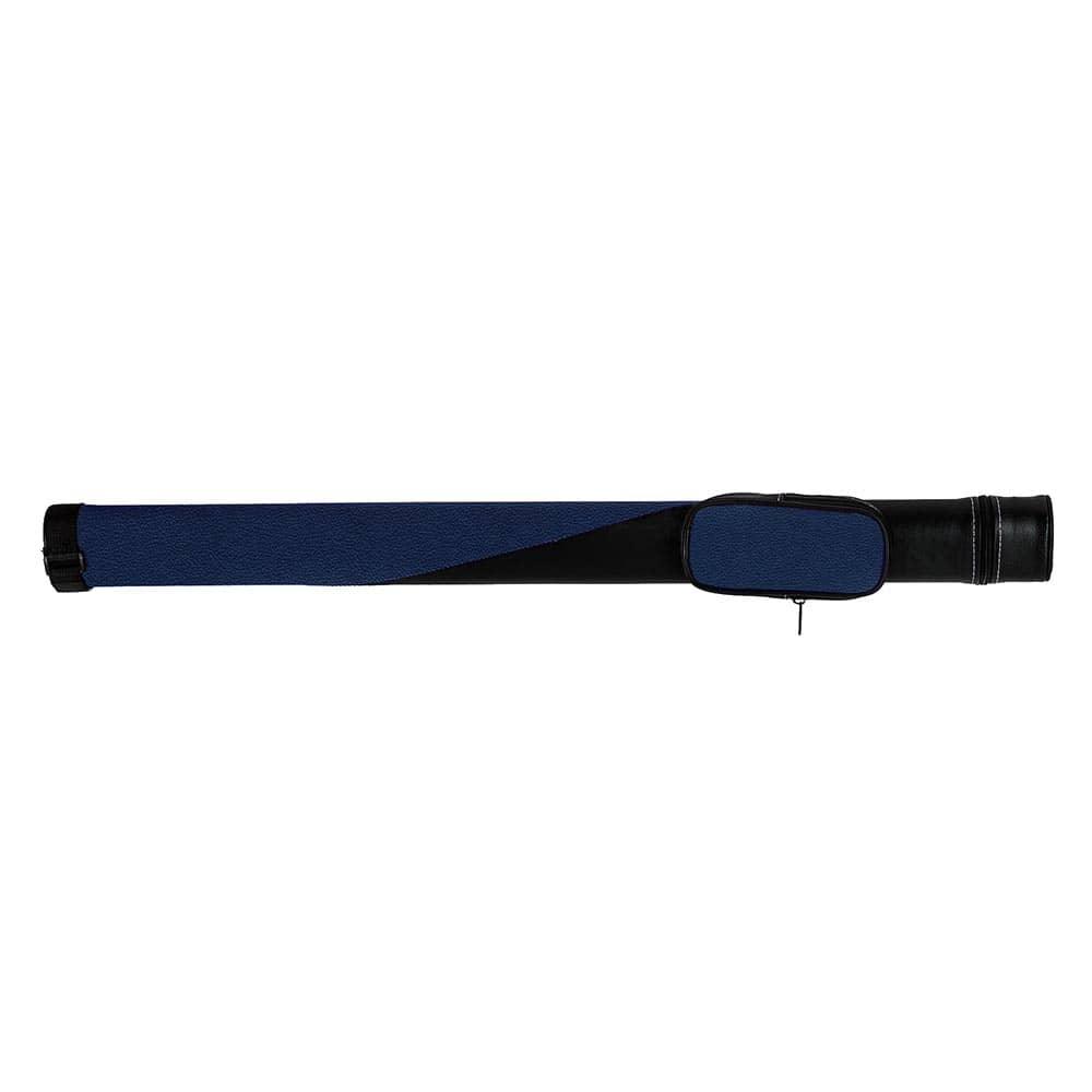 Funda Ovalada para taco de billar TO11-8 Azul-Negro 1P 1F 85cm