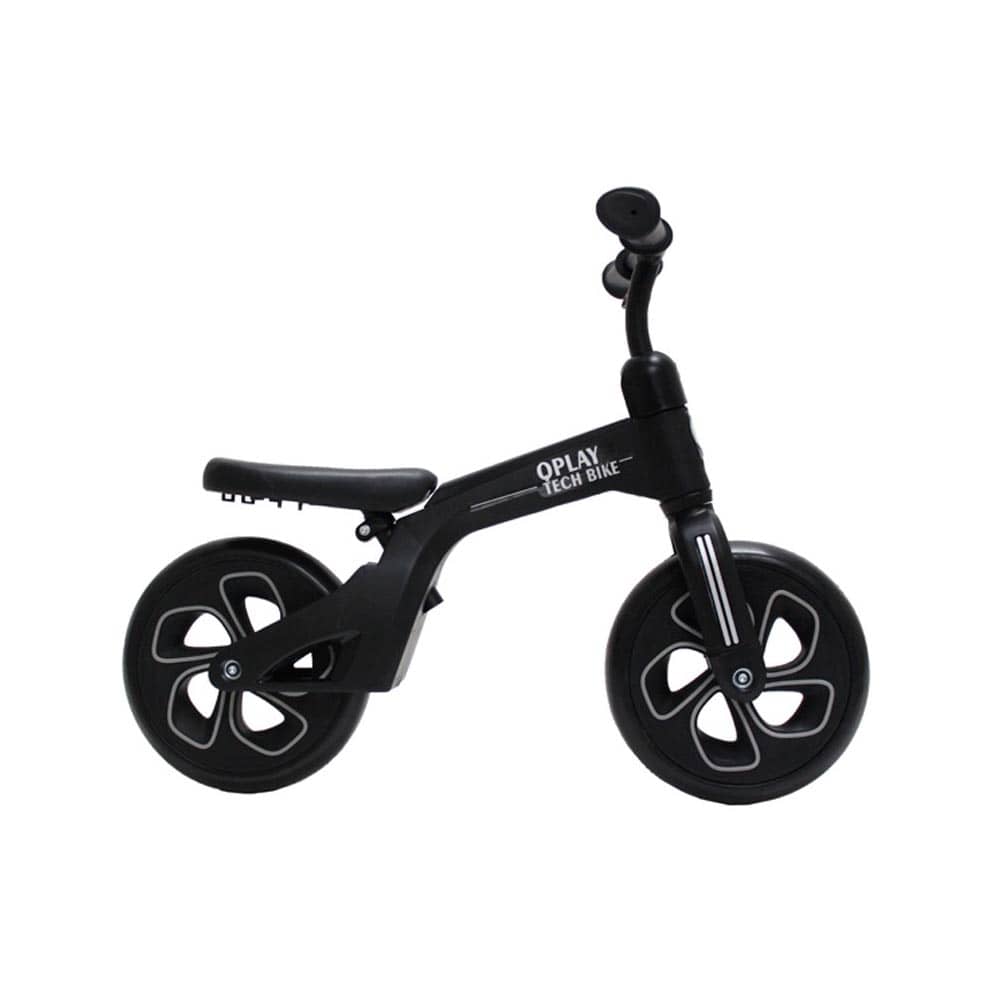 Correpasillos Qplay Tech Balance Bike Negro