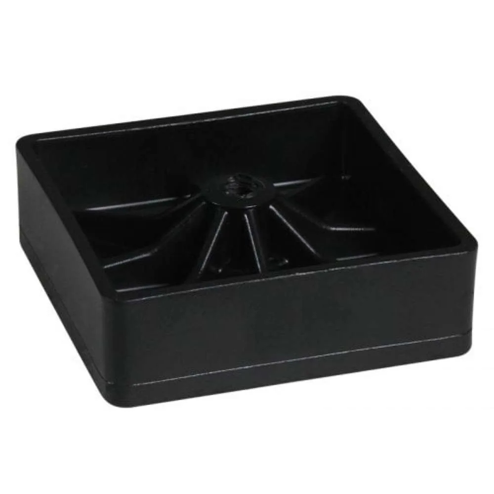 Base Pata Futbolín PVC 9cm x 9cm X 3cm