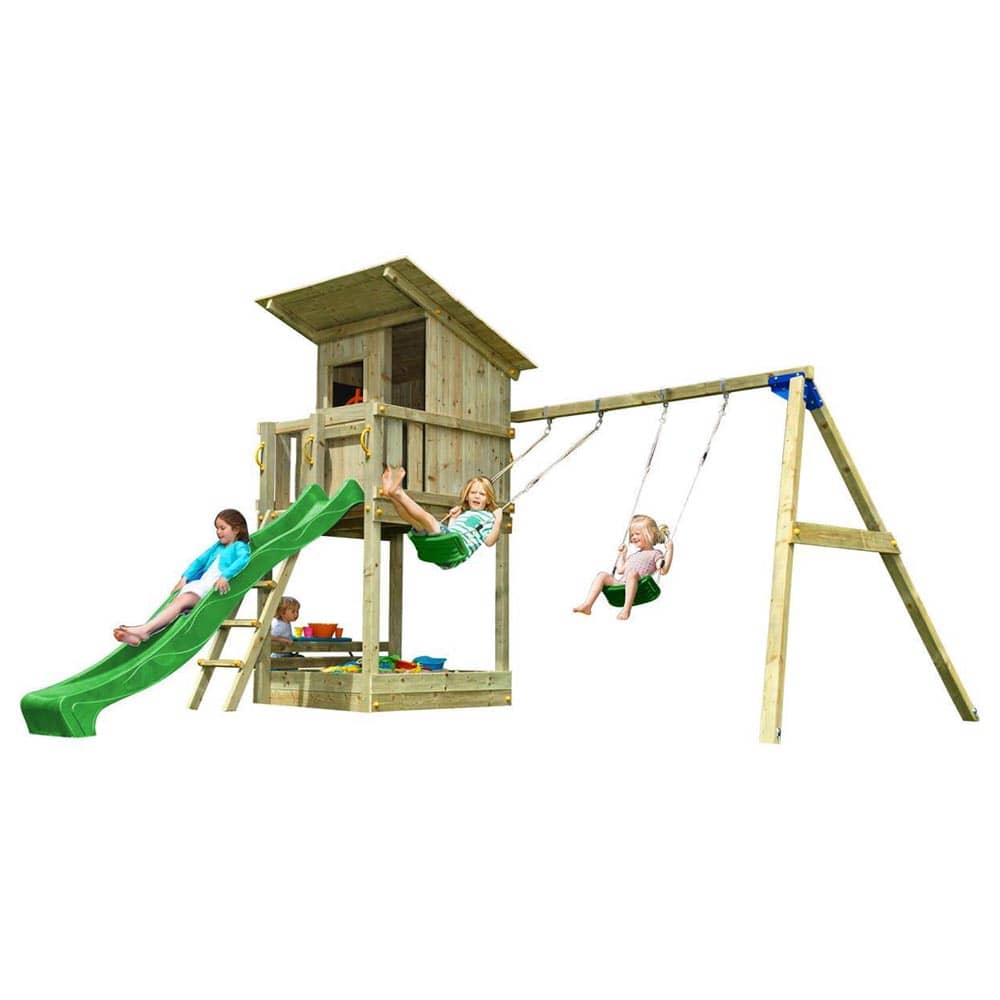 Parque infantil Masgames Beach Hut L con Columpio Doble