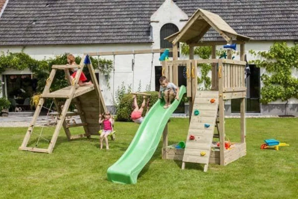 Parque infantil Masgames Pagoda XL con Challenger