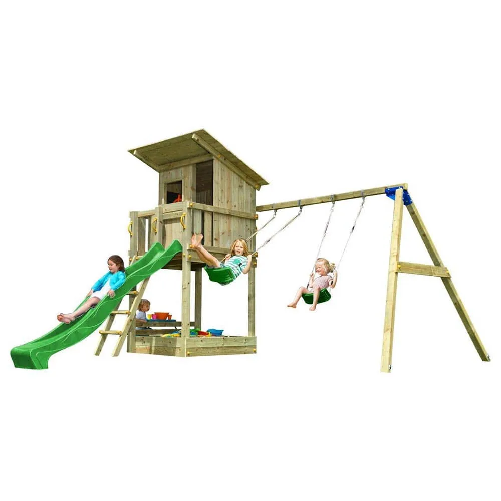Parque infantil Masgames Beach Hut XL con Columpio Doble