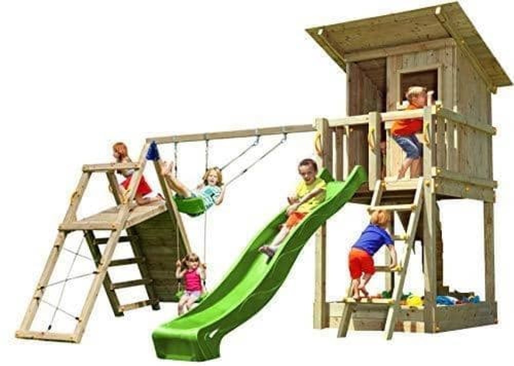 Parque infantil Masgames Beach Hut XL con Challenger