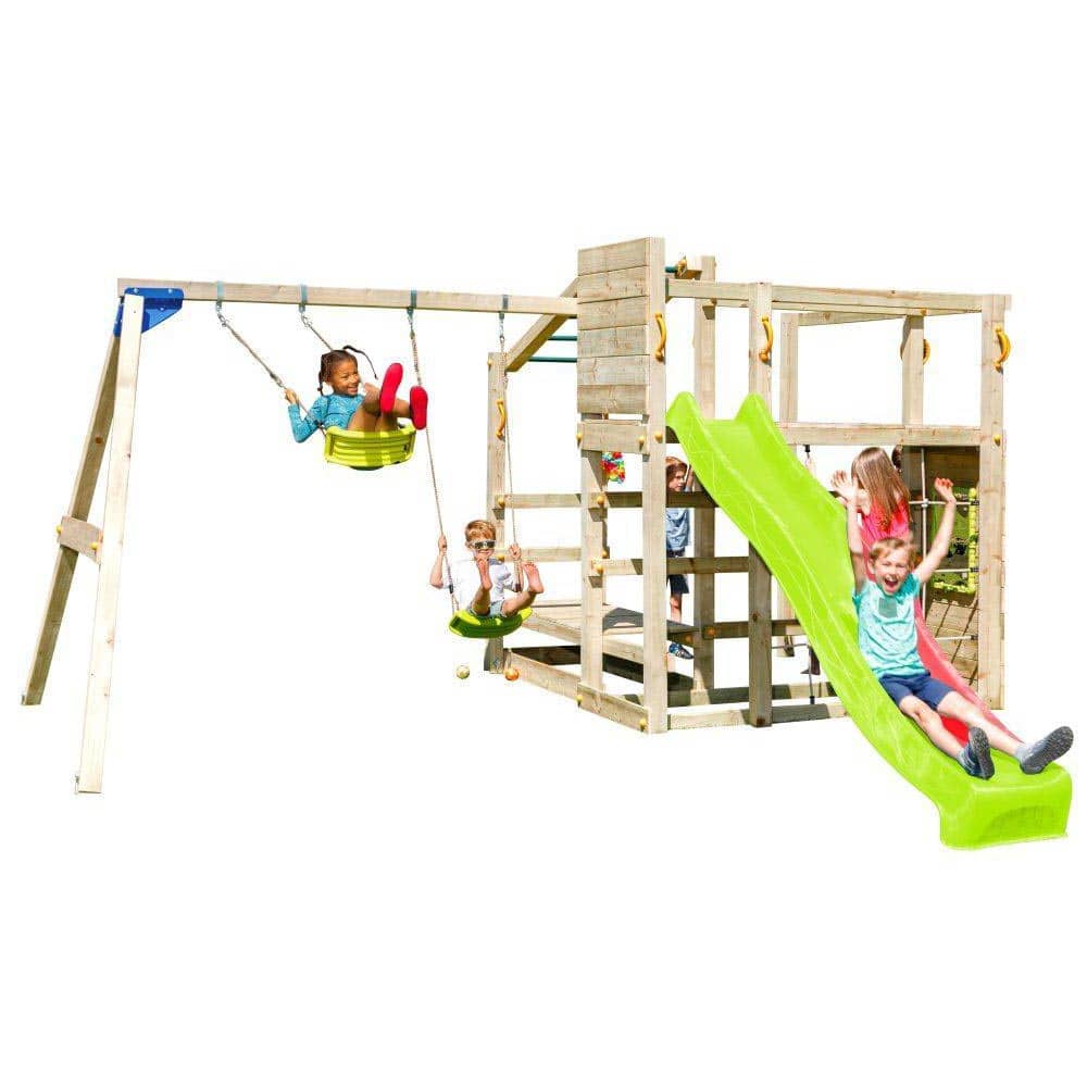 Parque infantil Masgames Crossfit XL con Columpio Doble
