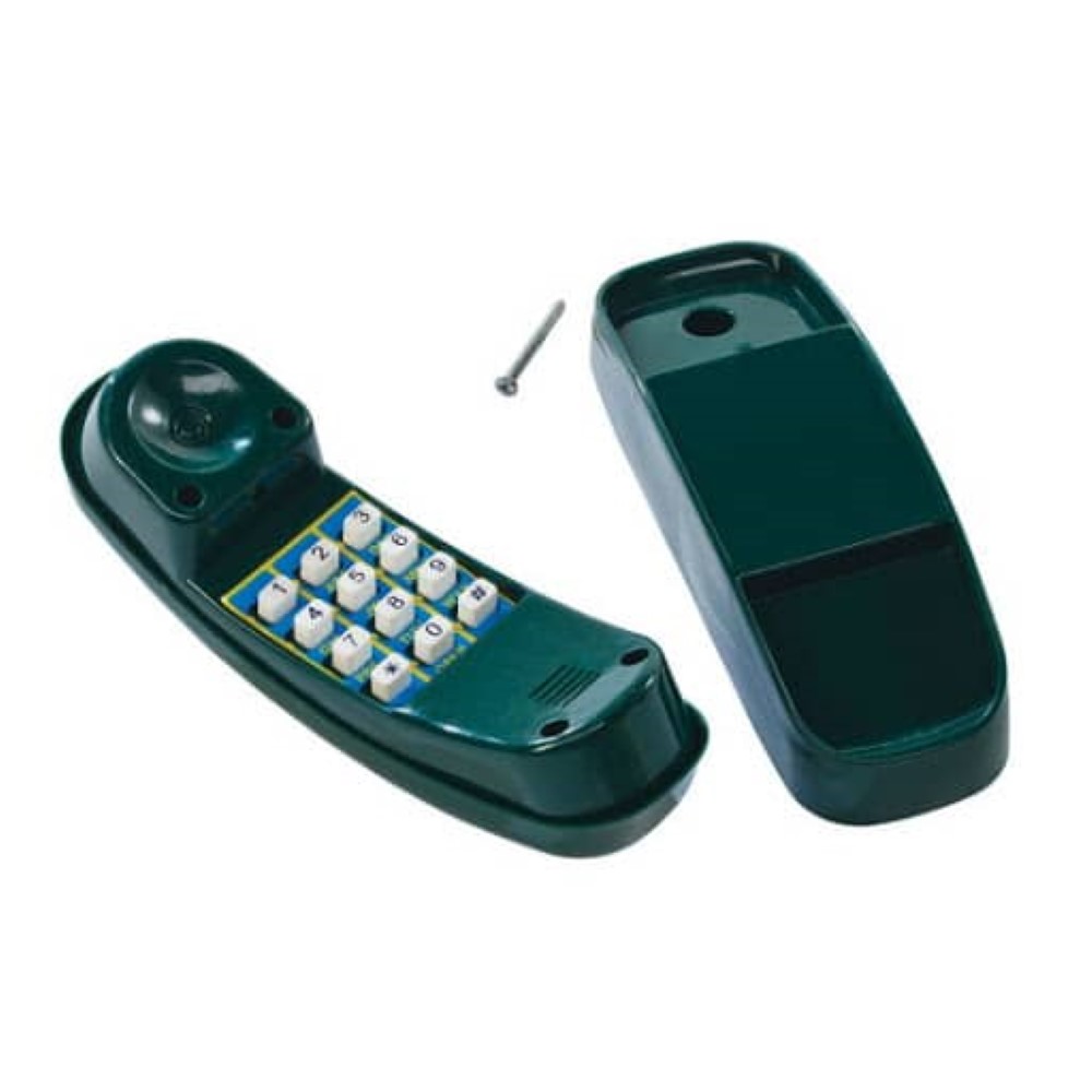 Teléfono verde para parque infantil
