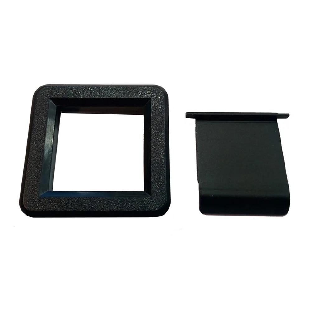 Marco Negro Visor Salida Monedas Topes Largos 7% Inclinacion