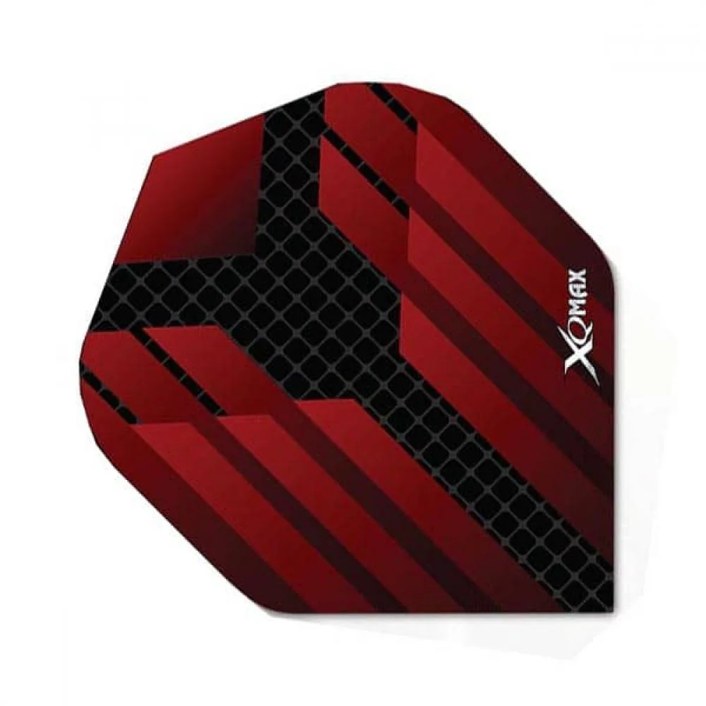  Plumas Flights XQMax Darts Halcyon Standard Rojo 