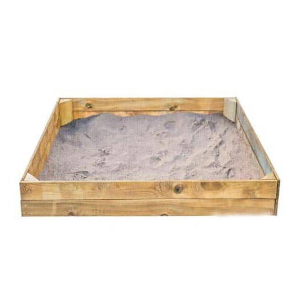 Arenero Madera Basic L + Cubierta
