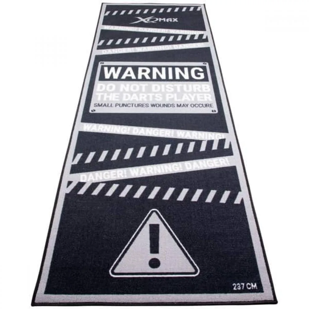  Protector Suelo XQ Max Dart Mat Warning Negro 