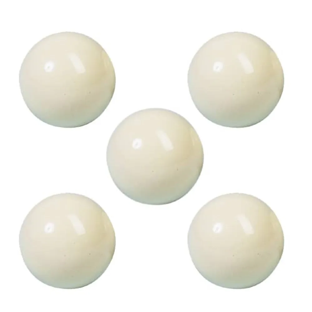 Bola Billar Blanca Economica 60.3 Pack 5 unidades
